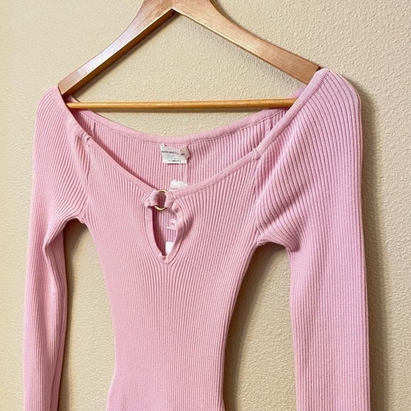 NWT Lovers & Friends Hera Bodycon Off-shoulder Dress Lavender Women's Sz S - Picture 4 of 8